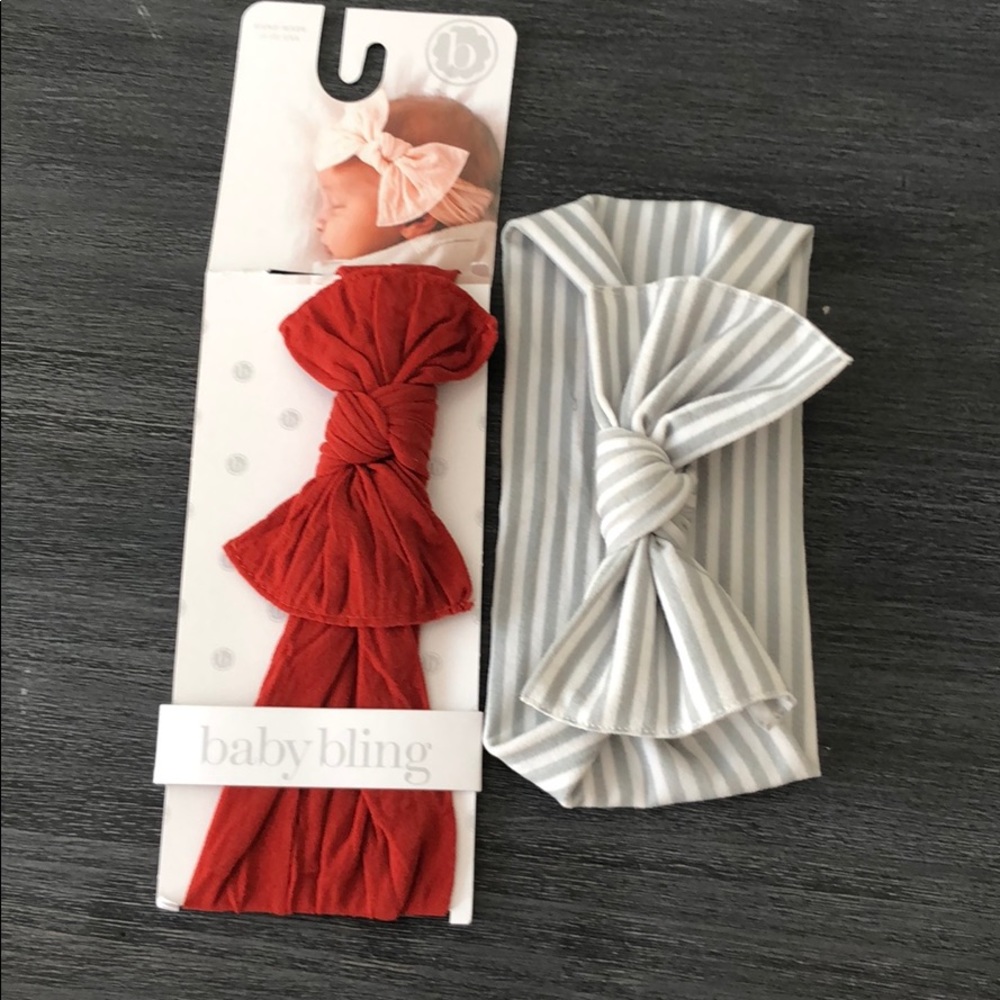 2 baby Bling headbands